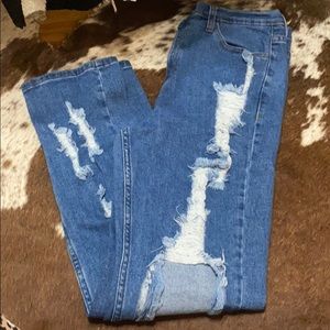 Distressed jean